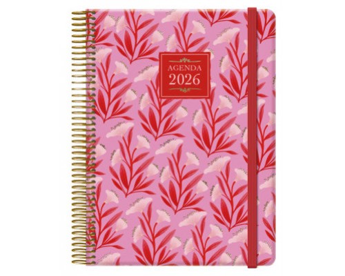 AGENDA 2026 CHARM ESPIRAL DÍA PÁGINA 15 X 21 CM. LADY DOHE 13248 - 26 (Espera 4 dias)